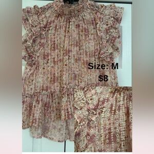 Floral Ruffle Blouse